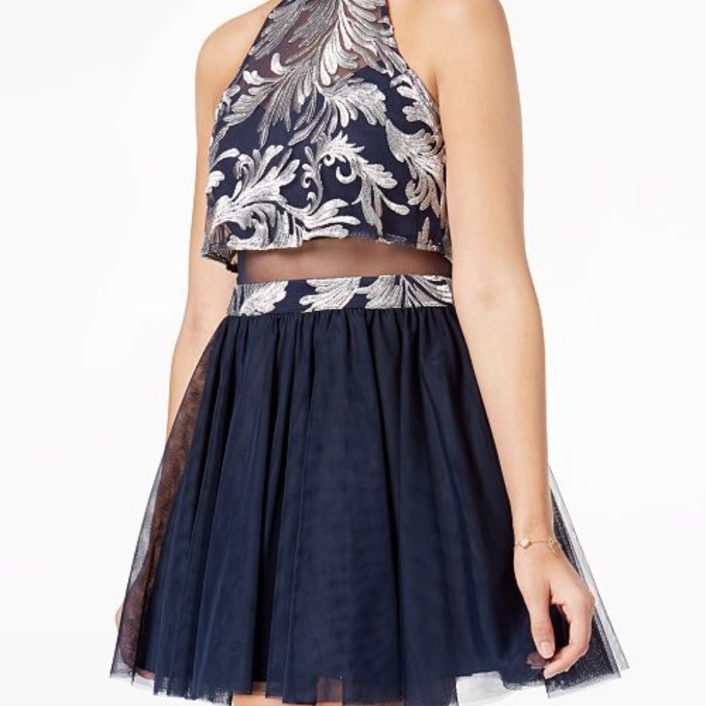 Teeze Me Juniors Popover Fit Flare Dress  13